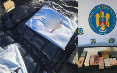 Zeci de parfumuri și haine contrafăcute confiscate în târgurile din Onești și Șerbănești 